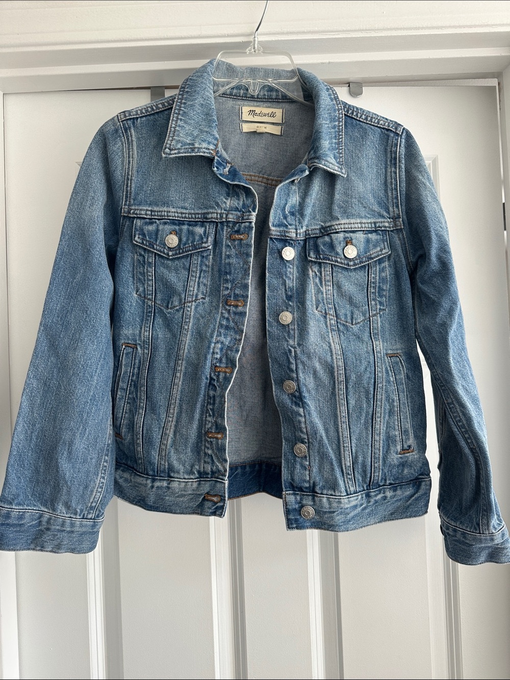 Madewell Light Blue Washed Denim Jacket